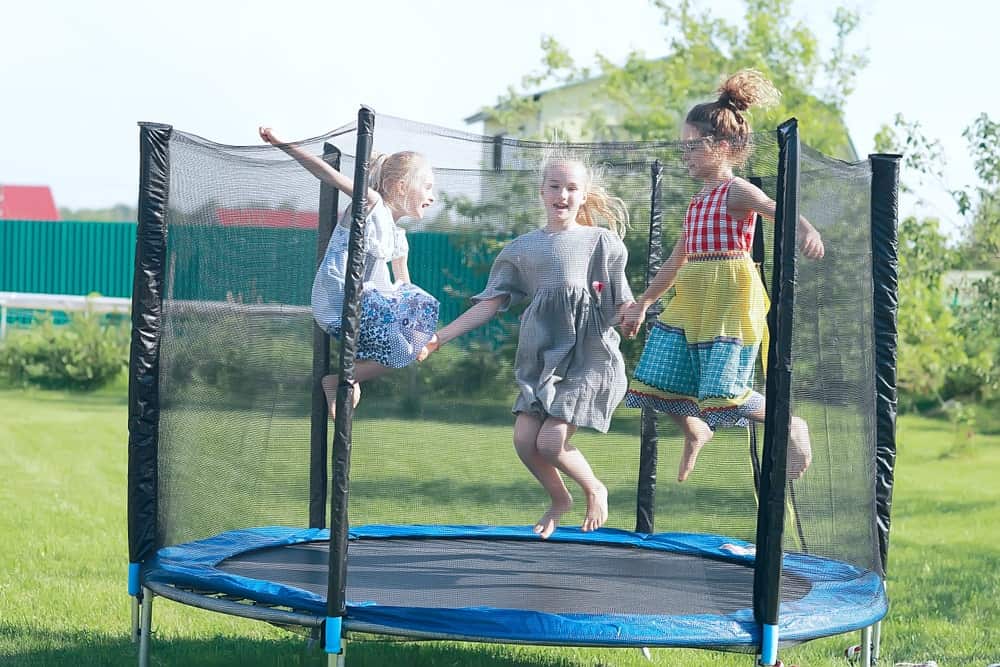 Caged Trampolines