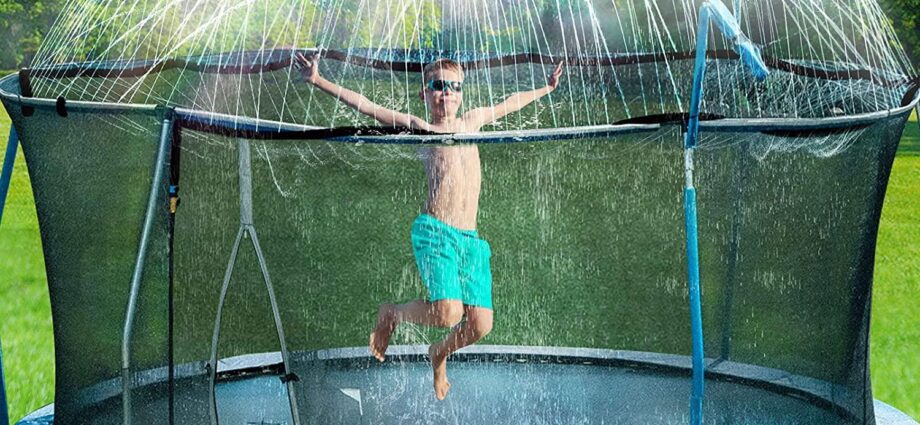Can You Put A Sprinkler Under A Trampoline