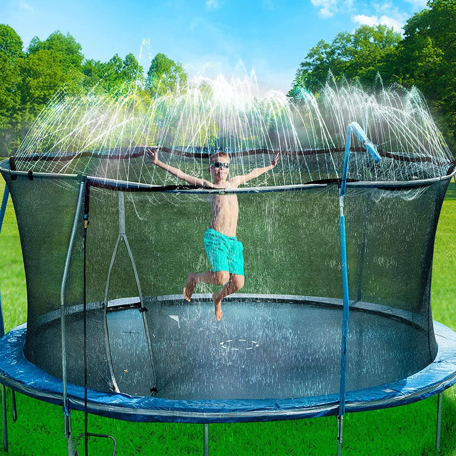 Can You Put A Sprinkler Under A Trampoline