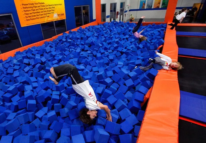 Foam Pit trampoline