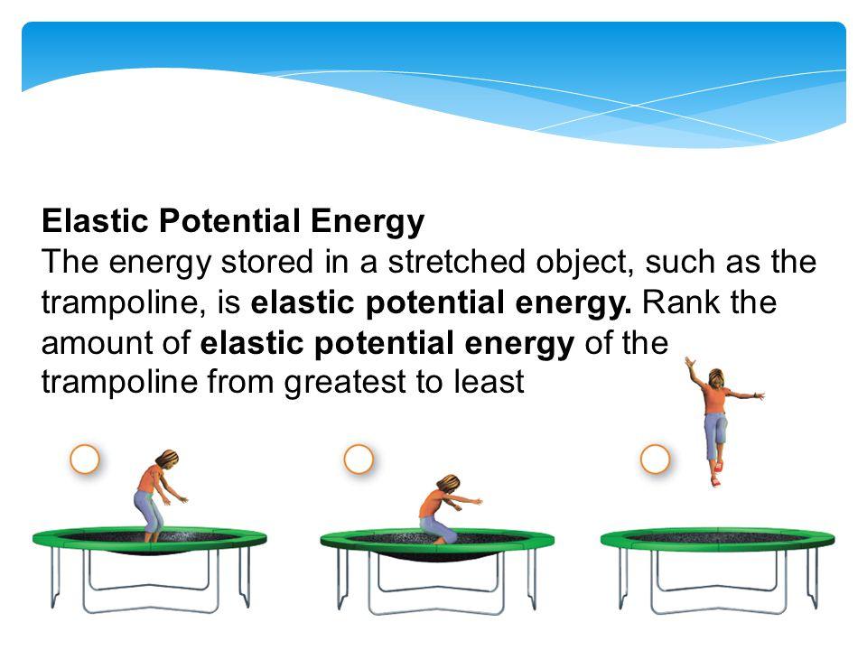 How Does A Trampoline Have Elastic Potential Energy
