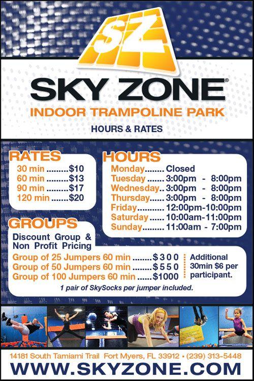 How Much Does Sky Zone Trampoline Park Cost