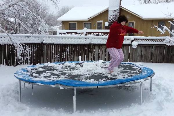 Protect Trampoline Snow