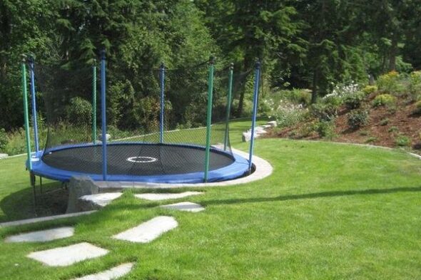 Put Trampoline on Slope