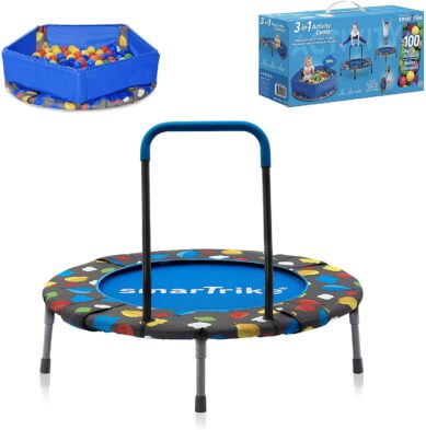 SmarTrike Activity Center 3 in 1 Foldable Trampoline