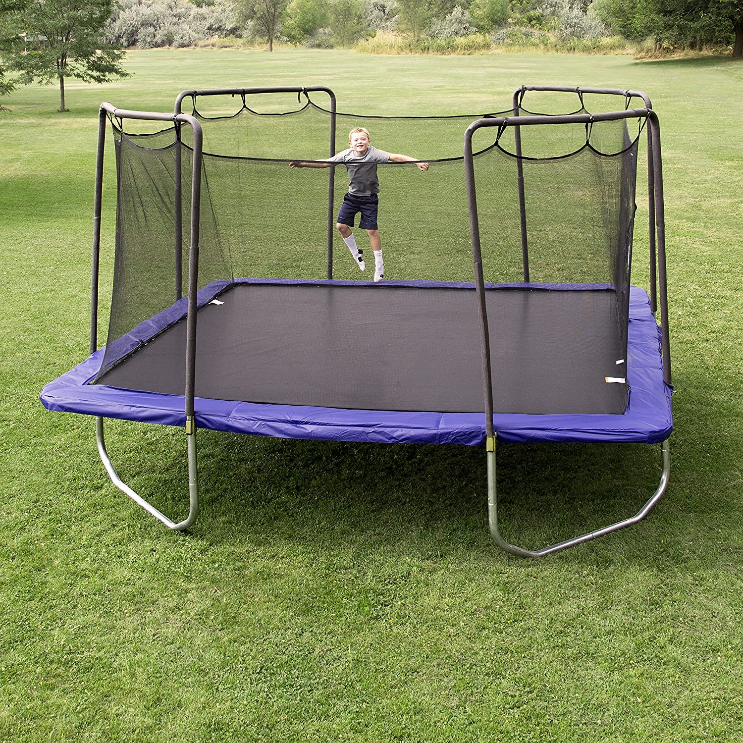 15-Foot Square Trampoline with Enclosure Net Review